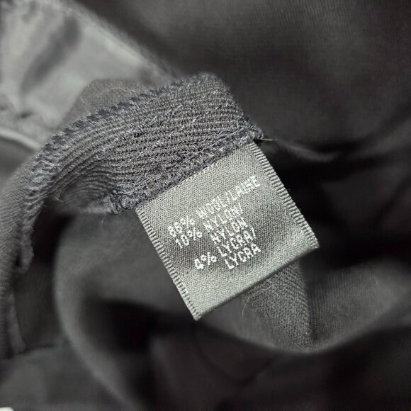 Lafayette 148 Pants Womens 10 Black Stretch Wool Menswear Career Trousers - Picture 6 of 11